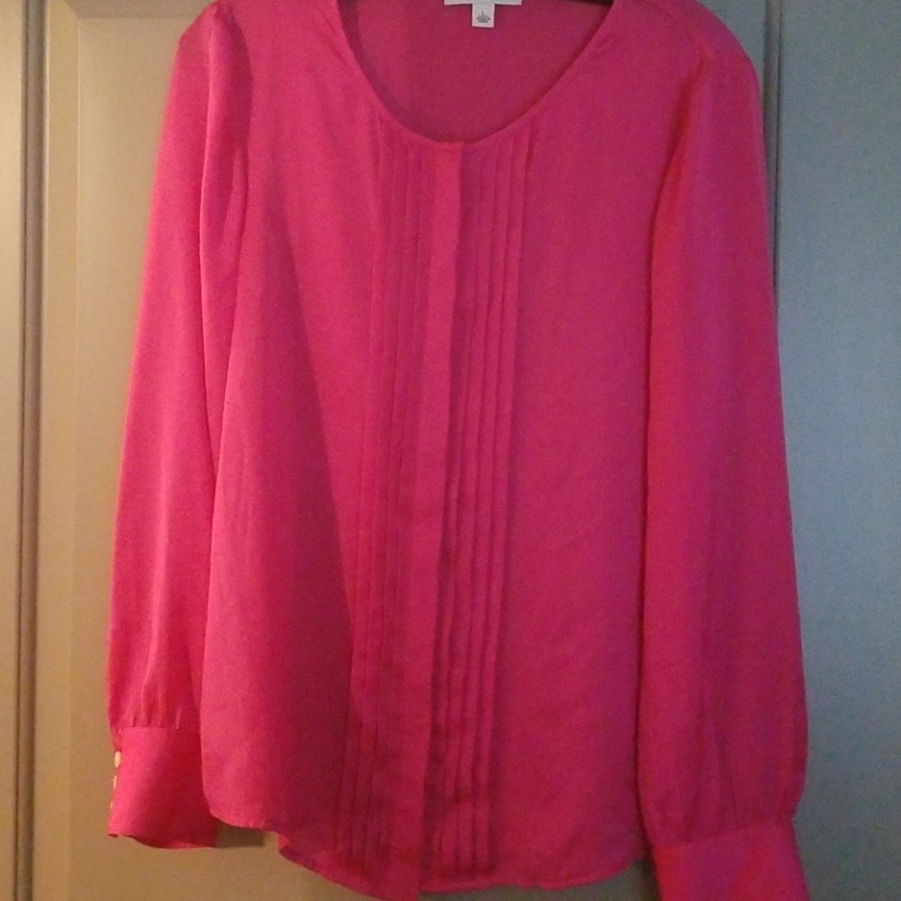 Banana Republic Fuschia blouse